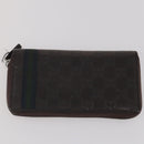 GUCCI GG Canvas GG Supreme Sherry Line Bag Leather 3 Set Beige Brown Auth 186359-17
