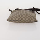 GUCCI GG Canvas GG Supreme Sherry Line Bag Leather 3 Set Beige Brown Auth 186359-7