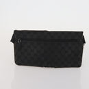 GUCCI GG Canvas Shoulder Bag 2 Set Beige Black Auth 186360-11