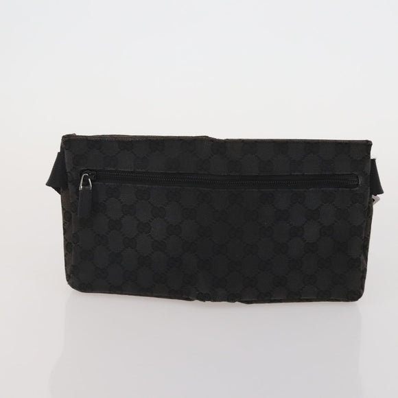 GUCCI GG Canvas Shoulder Bag 2 Set Beige Black Auth 186360