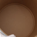HERMES Saddle Box metal Brown Auth 186368-16