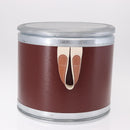 HERMES Saddle Box metal Brown Auth 186368-3