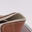 HERMES Saddle Box metal Brown Auth 186368-7