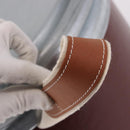 HERMES Saddle Box metal Brown Auth 186368-8
