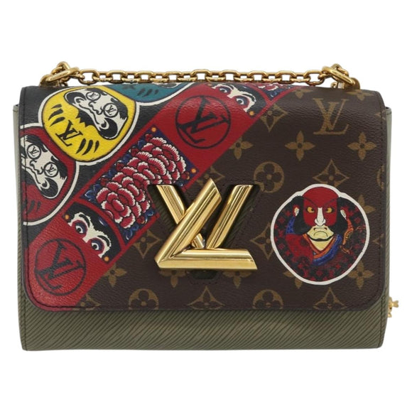 LOUIS VUITTON Monogram Kabuki Twist MM Shoulder Bag M67270 LV Auth 186369SAM