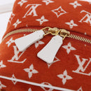 LOUIS VUITTON Monogram Jaguar LV Match Square Bag Orange M46212 Auth 186370SAM-17