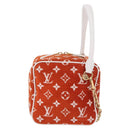 LOUIS VUITTON Monogram Jaguar LV Match Square Bag Orange M46212 Auth 186370SAM-2