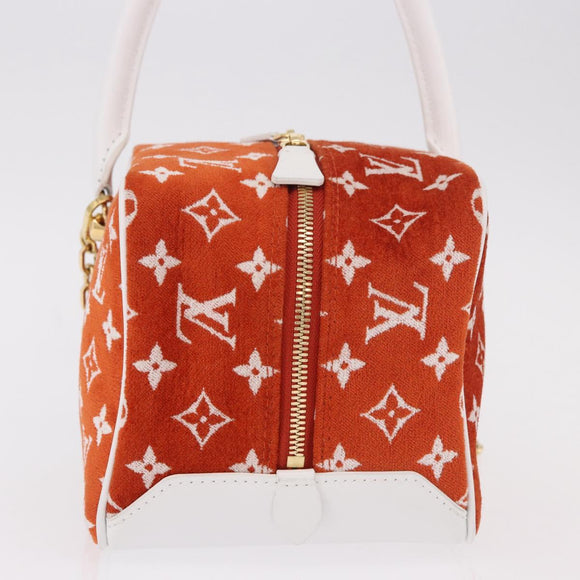 LOUIS VUITTON Monogram Jaguar LV Match Square Bag Orange M46212 Auth 186370SAM