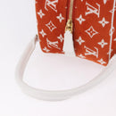 LOUIS VUITTON Monogram Jaguar LV Match Square Bag Orange M46212 Auth 186370SAM-7