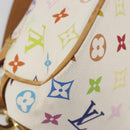LOUIS VUITTON Monogram Multicolor Marilyn Shoulder Bag White M40206 Auth 186372-18