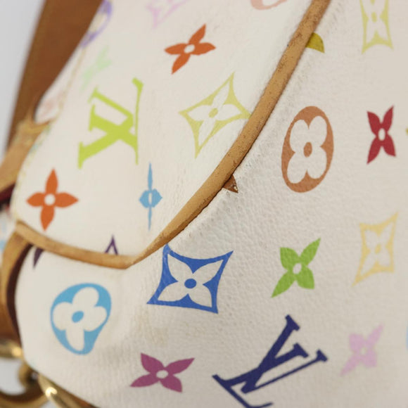 LOUIS VUITTON Monogram Multicolor Marilyn Shoulder Bag White M40206 Auth 186372