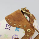 LOUIS VUITTON Monogram Multicolor Marilyn Shoulder Bag White M40206 Auth 186372-8