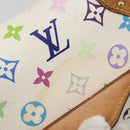 LOUIS VUITTON Monogram Multicolor Marilyn Shoulder Bag White M40206 Auth 186372-9