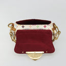 LOUIS VUITTON Monogram Multicolor Marilyn Shoulder Bag White M40206 Auth 186372-20