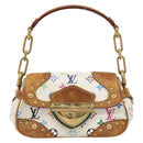 LOUIS VUITTON Monogram Multicolor Marilyn Shoulder Bag White M40206 Auth 186372-13