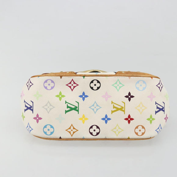 LOUIS VUITTON Monogram Multicolor Marilyn Shoulder Bag White M40206 Auth 186372
