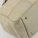 GUCCI GG Canvas Guccissima Princess Bag Leather Ivory Gold 177052 Auth 186378V-15