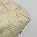 GUCCI GG Canvas Guccissima Princess Bag Leather Ivory Gold 177052 Auth 186378V-9