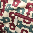 GUCCI GG Canvas Guccissima Princess Bag Leather Ivory Gold 177052 Auth 186378V-23