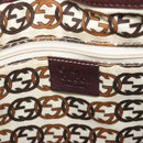 GUCCI GG Canvas Guccissima Bag Leather Outlet Brown Gold 248272 Auth 186379V-14
