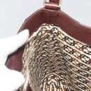 GUCCI GG Canvas Guccissima Bag Leather Outlet Brown Gold 248272 Auth 186379V-16
