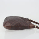 GUCCI GG Canvas Guccissima Bag Leather Outlet Brown Gold 248272 Auth 186379V-4
