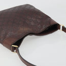 GUCCI GG Canvas Guccissima Bag Leather Outlet Brown Gold 248272 Auth 186379V-6