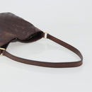 GUCCI GG Canvas Guccissima Bag Leather Outlet Brown Gold 248272 Auth 186379V-7