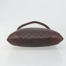 GUCCI GG Canvas Guccissima Bag Leather Outlet Brown Gold 248272 Auth 186379V-9