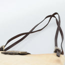 FENDI Zucca Canvas Mamma Baguette Shoulder Bag Beige Silver Auth 186380-8