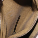 FENDI Zucca Canvas Hand Bag Black Brown Auth 186381V-27
