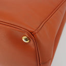 PRADA Galleria Hand Bag Safiano leather 2way Orange Auth 186384V-9