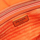 PRADA Galleria Hand Bag Safiano leather 2way Orange Auth 186384V-20
