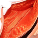 PRADA Galleria Hand Bag Safiano leather 2way Orange Auth 186384V-25