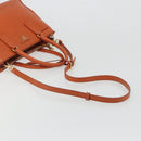PRADA Galleria Hand Bag Safiano leather 2way Orange Auth 186384V-8