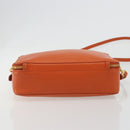 PRADA Shoulder Bag Saffiano leather Orange Gold Auth 186385V-10