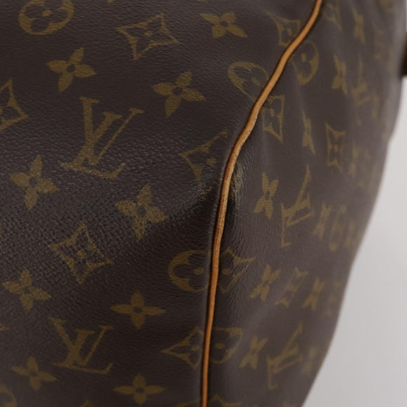 LOUIS VUITTON Monogram Keepall 55 Boston Bag M41424 LV Auth 186387A