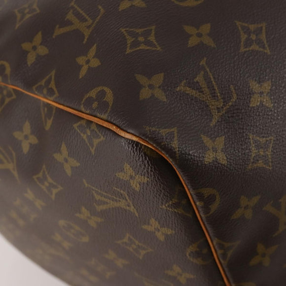 LOUIS VUITTON Monogram Keepall 55 Boston Bag M41424 LV Auth 186387A
