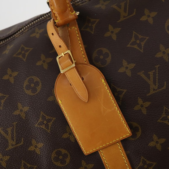 LOUIS VUITTON Monogram Keepall 55 Boston Bag M41424 LV Auth 186387A