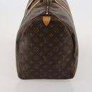 LOUIS VUITTON Monogram Keepall 55 Boston Bag M41424 LV Auth 186387A-4