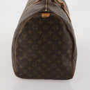 LOUIS VUITTON Monogram Keepall 55 Boston Bag M41424 LV Auth 186387A-5