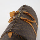 LOUIS VUITTON Monogram Keepall 55 Boston Bag M41424 LV Auth 186387A-6