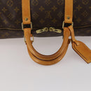 LOUIS VUITTON Monogram Keepall 55 Boston Bag M41424 LV Auth 186387A-7