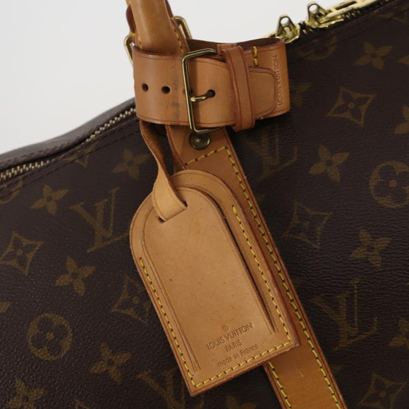 LOUIS VUITTON Monogram Keepall 50 Boston Bag M41426 LV Auth 186388A
