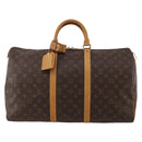 LOUIS VUITTON Monogram Keepall 50 Boston Bag M41426 LV Auth 186388A-13