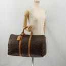 LOUIS VUITTON Monogram Keepall 50 Boston Bag M41426 LV Auth 186388A-23