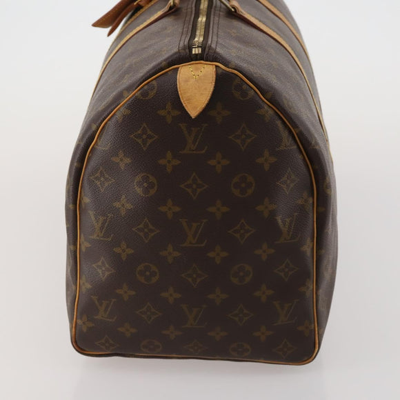 LOUIS VUITTON Monogram Keepall 50 Boston Bag M41426 LV Auth 186388A
