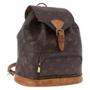 LOUIS VUITTON Monogram Montsouris MM Backpack M51136 LV Auth 186390-1