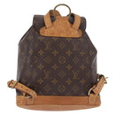 LOUIS VUITTON Monogram Montsouris MM Backpack M51136 LV Auth 186390-2