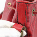 LOUIS VUITTON Epi Petit Noe Shoulder Bag Red M44107 LV Auth 186393-11